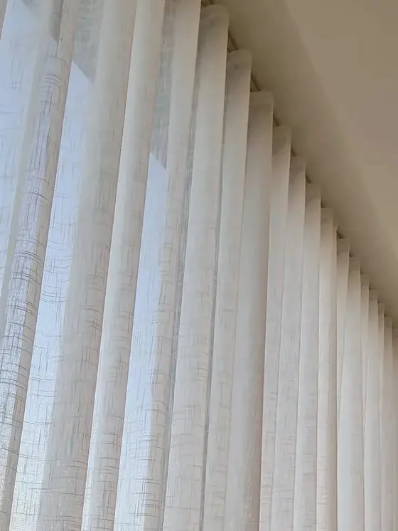 Silver Tower - curtains and blinds installation in Business Bay