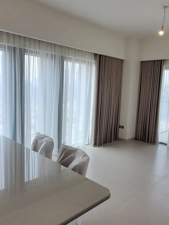 Crown Tower - curtains and blinds installation in Dubai Marina