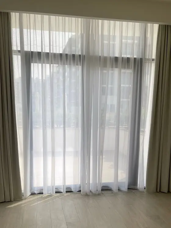 Azizi Riviera 40 - curtains and blinds installation in Meydan